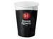 Beker karton Douwe Egberts 180ml zwart 100 stuks