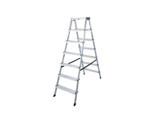Lichte Universele Trapladder Tweezijdig L 1 64m H 1 29m 2x7treden