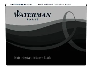 Inktpatroon Waterman kort Zwart 6 stuks - 2