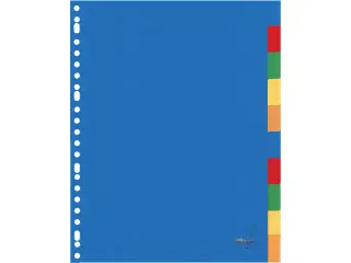 Tabblad Kangaro A4 blanco karton 10-delig 23-gaats krimp a 5 sets - 1