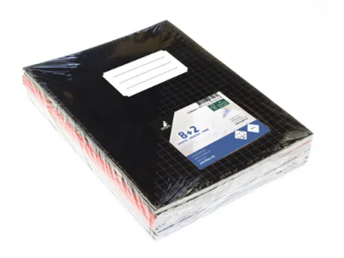 Schrift Kangaro A5 ruit 10mm 80pagina's 60gram 10 stuks assorti