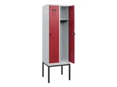 schoollocker,HxBxD 1950x600x500mm,2vak,vak B 300mm,draaigrendel