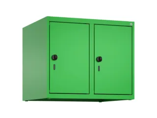 opzetkast,v. locker,2vak.,vak B 300mm,HxBxD 500x600x500mm,draaigrendel - 2