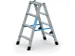 Boktrap Aluminium L 0 91M 2X8Treden Dubbelzijdig