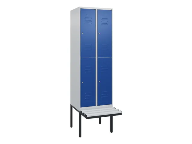 Dubbeldekse dekenkist,HxBxD 2120x600x815mm,2x2vak.,vak B 300mm