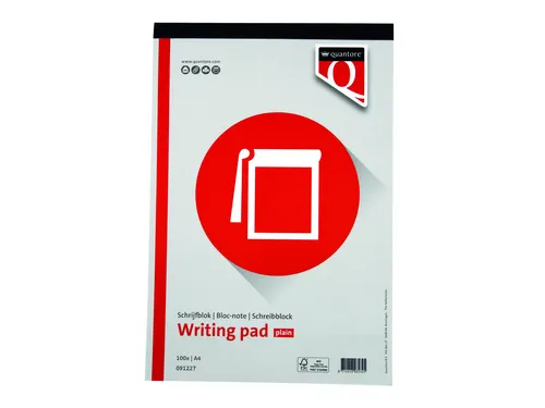 Schrijfblok Huismerk Quantore A4 Netto Blanco 60 Gram