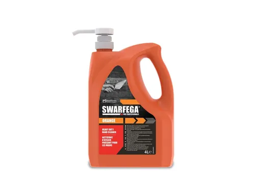 Handreiniger SCJ Swarfega Orange 4 liter met pomp