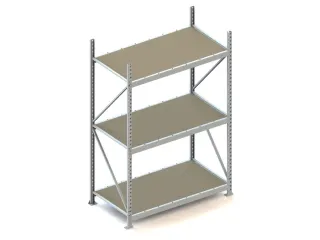 breedvakstelling,grondveld,HxBxD 2200x1507x800mm,vakl. 600kg - 1