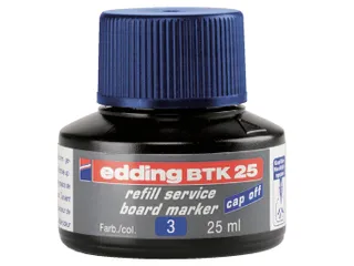 Viltstiftinkt edding BTK25 voor whiteboard blauw - 1