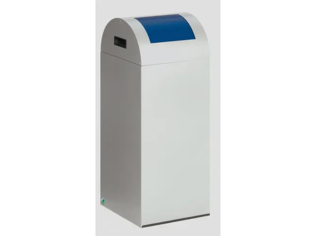 Afvalverzamelaar Zelfblussend 60 Liter 800X320X320Mm Klemring Blauw