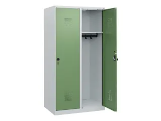 schoollocker,HxBxD 1530x800x500mm,2vak,vak B 400mm,draaigrendel - 1