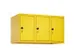 opzetkast,v. locker,3vak.,vak B 300mm,HxBxD 500x900x500mm,draaigrendel