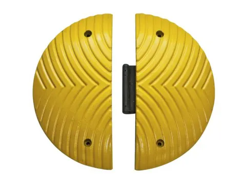 drempel,HxØ 70x500mm,gerecycled kunststof,geel