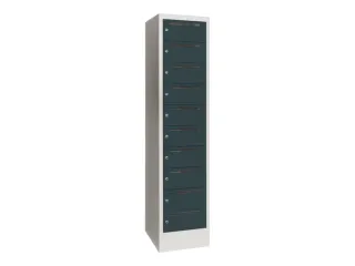 Postsorteerkast 1850x430x500mm 10 Vakken Ral7035 Front Ral7016 - 1