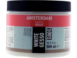 Witte Gesso, Fles Van 500 Ml