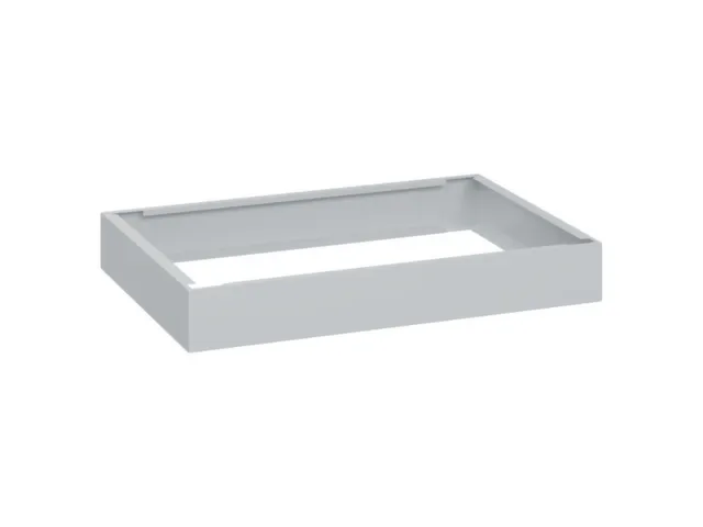 sokkel,HxBxD 100x750x500mm,kunststof,RAL7035,meerprijs