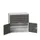 ladekast 1000x1050x550mm 4laden uittrekbaar 2deuren RAL7035 RAL7016