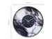 Wandklok NeXtime Marble Duo 48cm zilver metaal