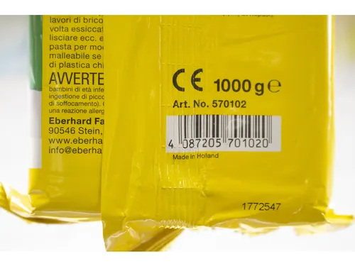 Boetseerklei wit in luchtdicht folie 1KG