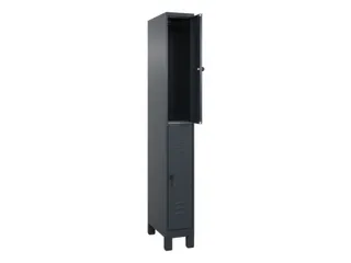 dubbeldekse locker,HxBxD 1950x250x500mm,1x2vak.,vak B 250mm - 2