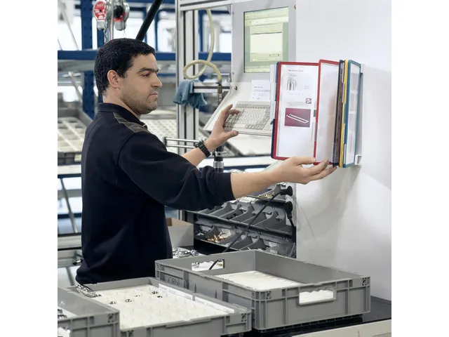 Wandelement Durable Vario Wall met 10-tassen A4 assorti