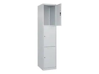 lockerkast,HxBxD 1850x400x500mm,1x3vakken,vak B 400mm,cil.-slot - 2