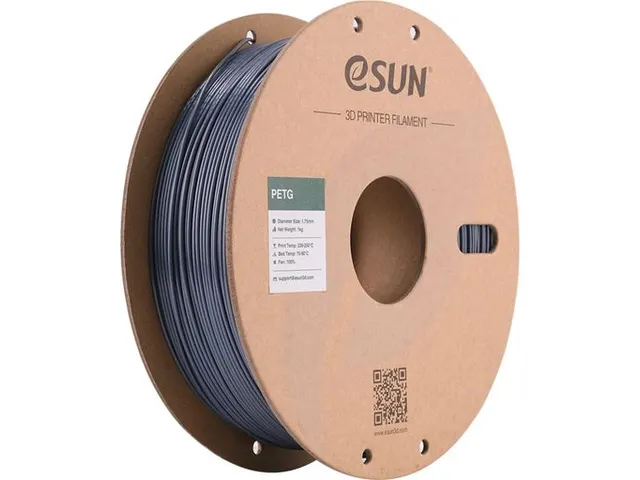eSUN 3D printer Filament PETG 1,75mm solide Grijs 1kg