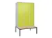 locker voor scheiding van kleding,HxBxD 2120x1200x815mm,3vak