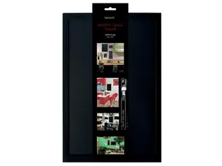 Securit Krijtbord Woody Ft 40x60cm, Zwart - 1