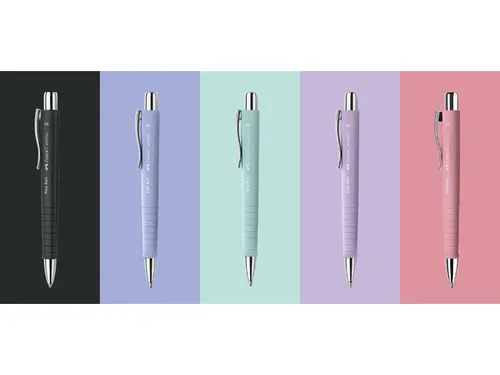 Balpen Faber-Castell Polyball XB in display á 40 stuks