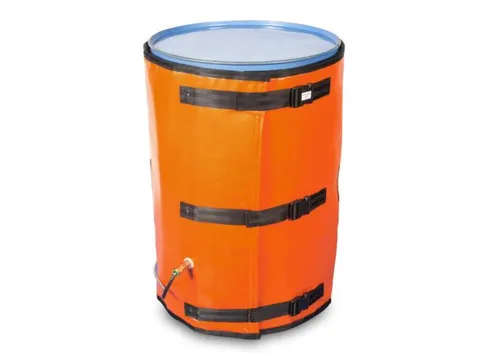Verwarmingsmantel,V. 200L Vat,Buiten Glasvezel/Silicone,Oranje