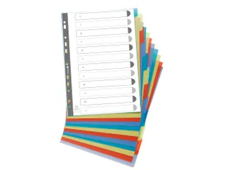 Tabbladen Exacompta A4 11-Gaats Forever 12-Delig Assorti Pp - 1