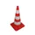 Verkeerskegel Rood/WIT - 75cm