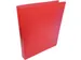 ringmap, voor ft A4, uit PP, 2 ringen van 25mm, transparant rood