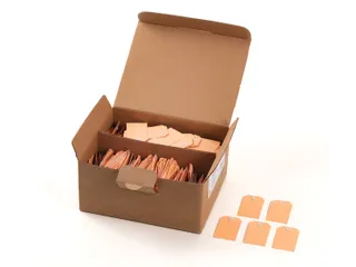 Herma 6012 Hanglabel 35x60mm Bruin karton met plastic oogje 1000 stuks - 1