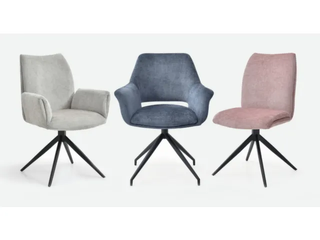 Bezoekersstoel,Stervoetonderstel Ronde Buis Zwart