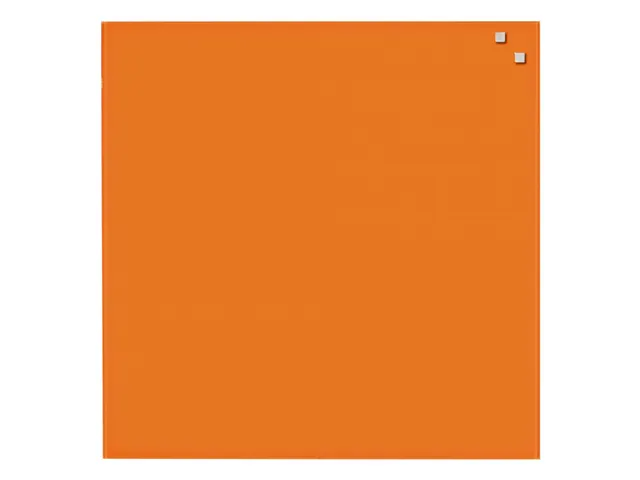 Glasmagneetbord Naga 45x45cm oranje