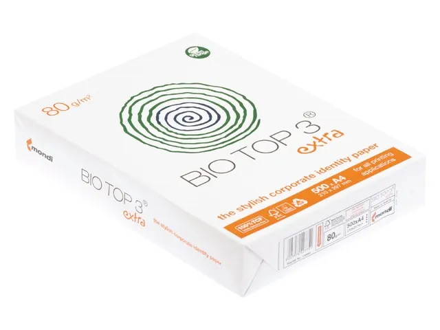 Kopieerpapier BioTop A4 80 Gram Naturel 500vel