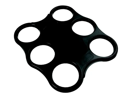 Bekerplateau Sensations voor 6 bekers zwart