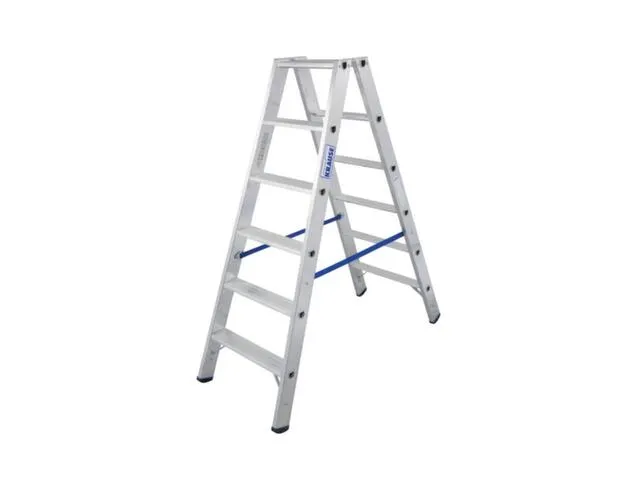 Escabeau Double Accès Aluminium Hauteur D'estrade 1 40M 2X6Marches
