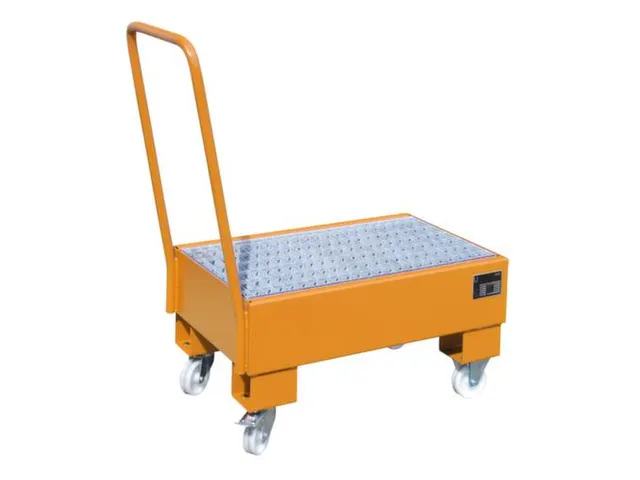 verrijdbare opvangbak,v. 2x60l vat,opvangvol. 61l,HxBxD 1075x500x940mm