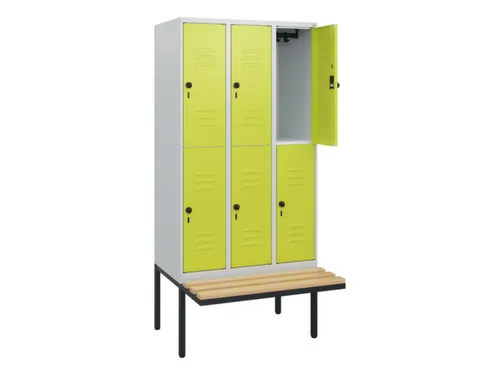 Dubbeldekse dekenkist,HxBxD 1950x900x815mm,3x2vak.,vak B 300mm