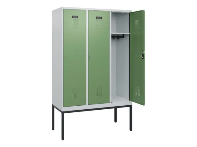 schoollocker,HxBxD 1950x1200x500mm,3vak,vak B 400mm,cil.-slot