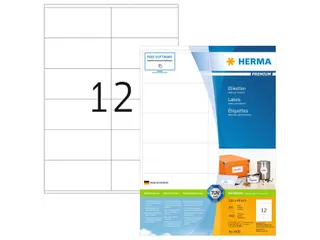 HERMA 4635 Premium etiketten A4 105x48mm Wit 2400 stuks - 1