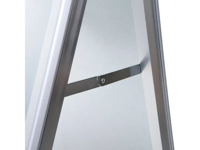 Stoepbord A1 complete set met print "SORTIE" Grijs