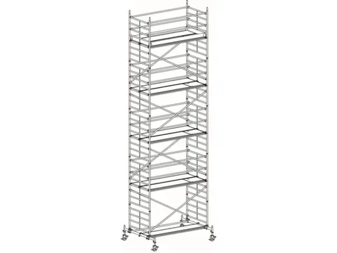 rolsteiger,reik H 10,6m,steiger H 9,82m,4platform(s),m. luik