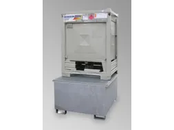 Opvangbak 1x Ibc Opvangvol. 1000l Staal 795x 1300x 1360mm Ral 5015