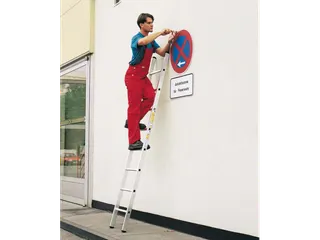ladder,10,sporten,balk L 3,05m,licht metaal - 1