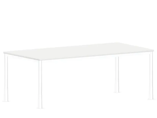 In hoogte verstelbaar bureau,HxBxD 720-840x2000x1000mm,Bl-wit