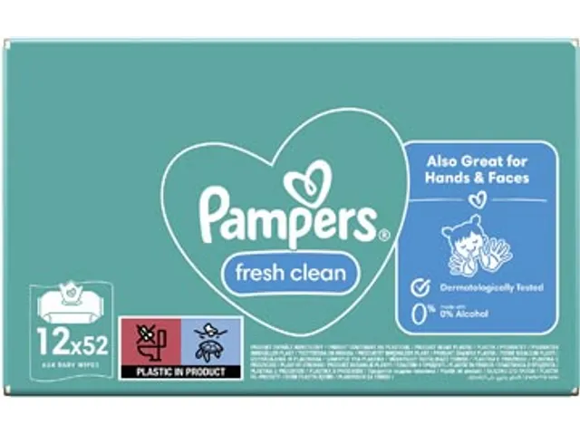 Fresh Clean vochtige doekjes 12 x 52 stuks